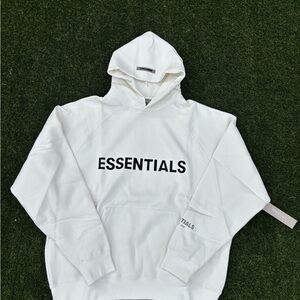 Fear of God Essentials Cream Hoodie